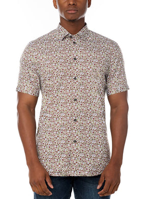 MEN'S CASUAL SHORT SLEEVE STRETCH SHIRT