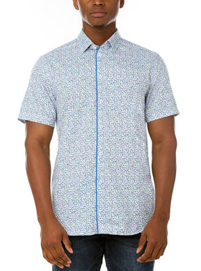 MEN'S CASUAL SHORT SLEEVE STRETCH SHIRT