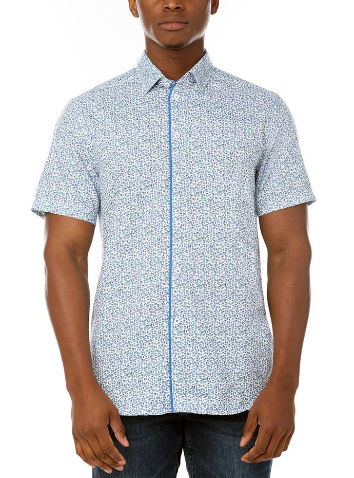 MEN'S CASUAL SHORT SLEEVE STRETCH SHIRT