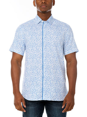 MEN'S CASUAL SHORT SLEEVE STRETCH SHIRT