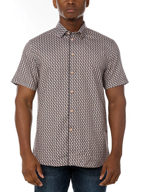 MEN'S CASUAL SHORT SLEEVE STRETCH SHIRT