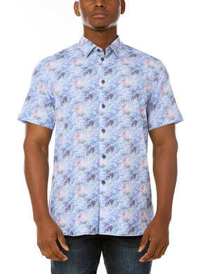 MEN'S CASUAL SHORT SLEEVE STRETCH SHIRT