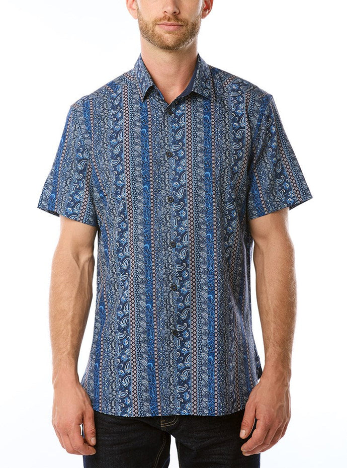 MEN'S CASUAL SHORT SLEEVE STRETCH SHIRT