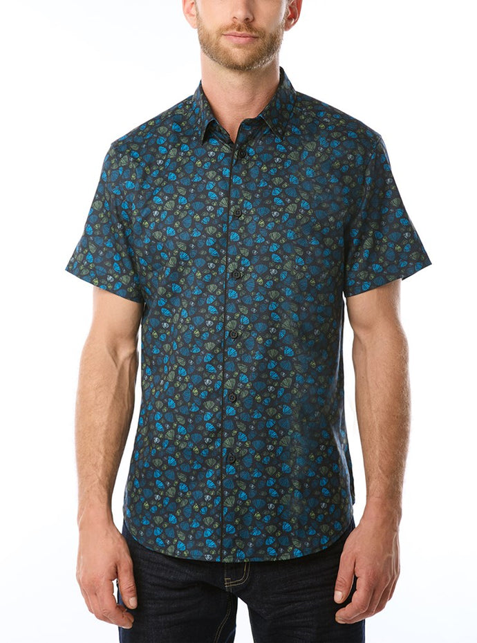 MEN'S CASUAL SHORT SLEEVE STRETCH SHIRT
