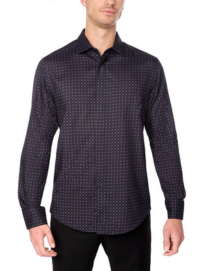 MEN'S CASUAL LONG SLEEVE GRADUATION SHIRT