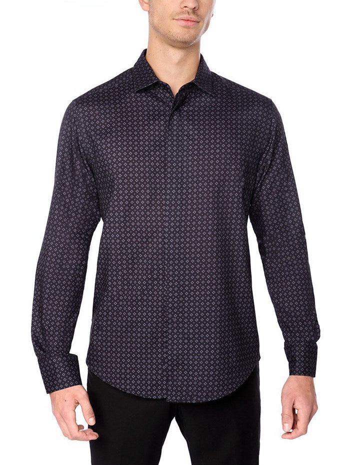 MEN'S CASUAL LONG SLEEVE GRADUATION SHIRT