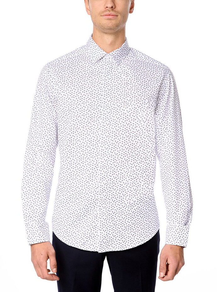 MEN'S CASUAL LONG SLEEVE GRADUATION SHIRT