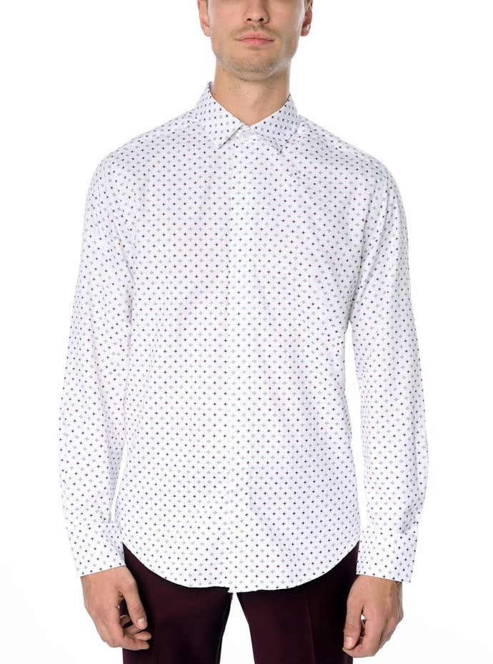 MEN'S CASUAL LONG SLEEVE GRADUATION SHIRT