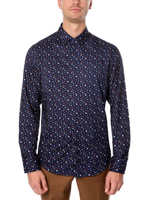 MEN'S CASUAL LONG SLEEVE GRADUATION SHIRT