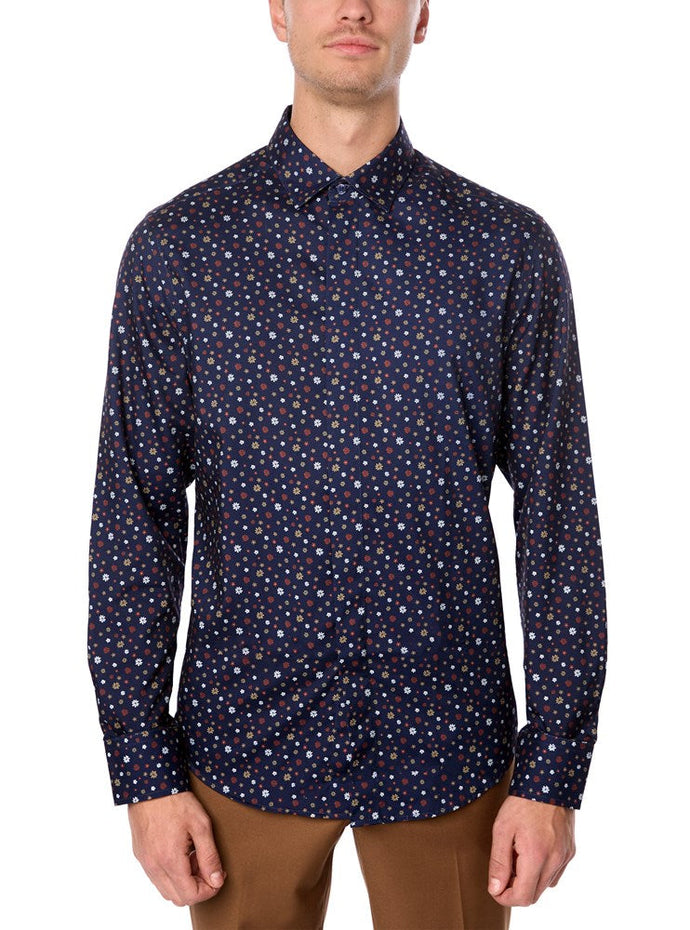 MEN'S CASUAL LONG SLEEVE GRADUATION SHIRT