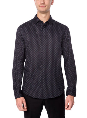 MEN'S CASUAL LONG SLEEVE GRADUATION SHIRT