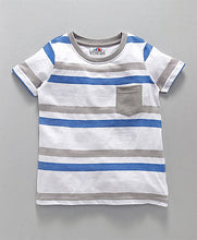 Load image into Gallery viewer, Ventra Boys Jacquard Tee-Blue