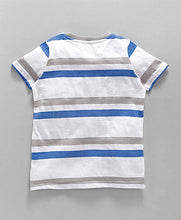 Load image into Gallery viewer, Ventra Boys Jacquard Tee-Blue