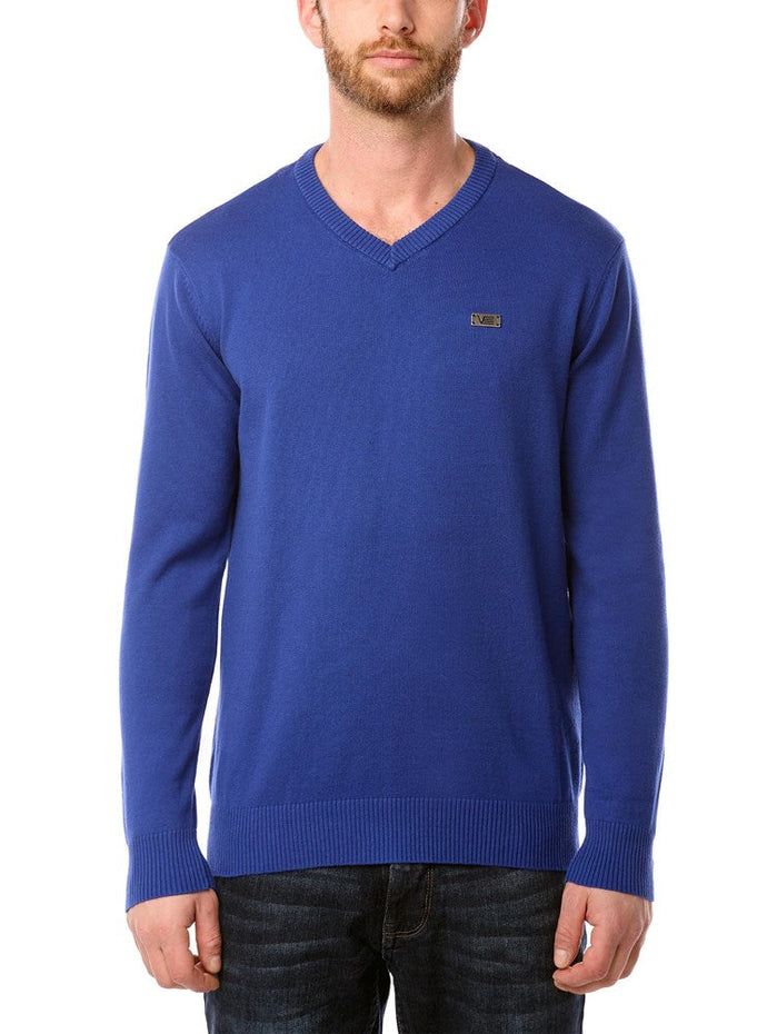 MEN'S BASIC V-NECK SWEATER