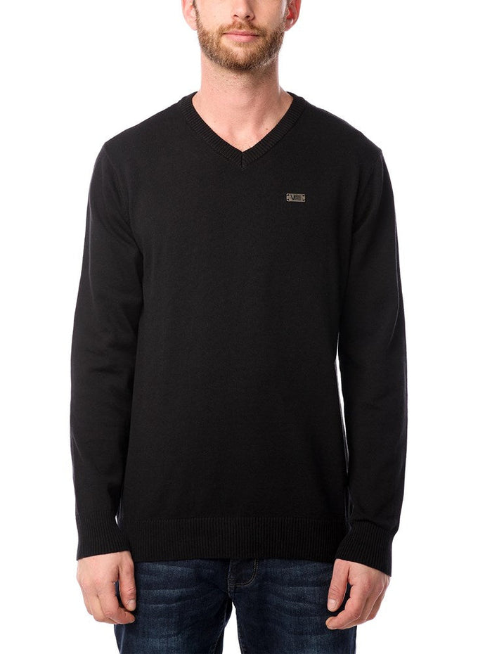 MEN'S BASIC V-NECK SWEATER