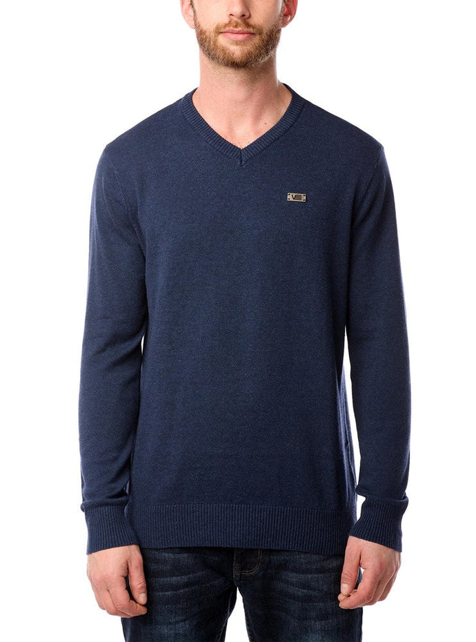 MEN'S BASIC V-NECK SWEATER