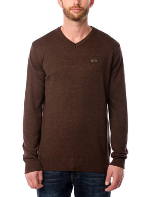 MEN'S BASIC V-NECK SWEATER