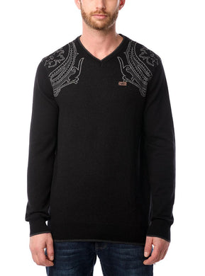 MEN'S V-NECK SWEATER
