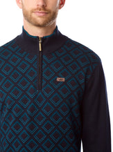 Load image into Gallery viewer, MEN&#39;S HALF ZIP MOCK NECK SWEATER