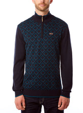 Load image into Gallery viewer, MEN&#39;S HALF ZIP MOCK NECK SWEATER