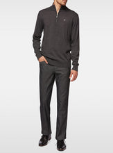 Load image into Gallery viewer, MEN&#39;S BASIC HALF ZIP MOCK NECK SWETER