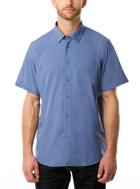 MEN'S BASIC SHORT SLEEVE STRETCH SHIRT