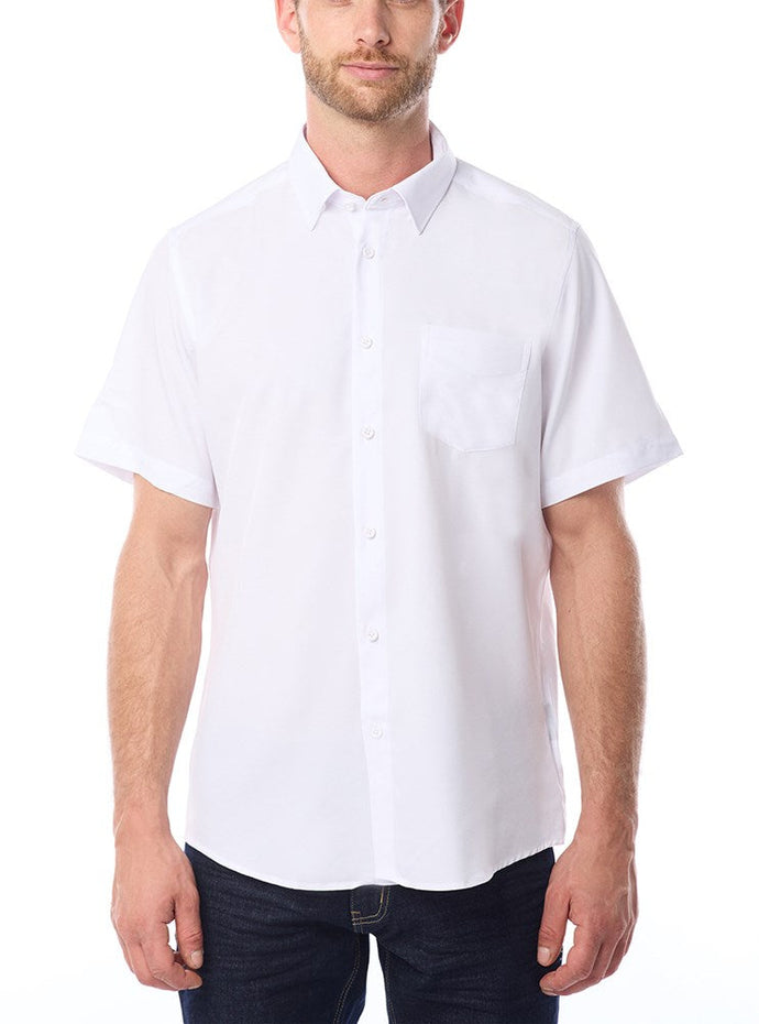 MEN'S BASIC SHORT SLEEVE STRETCH SHIRT