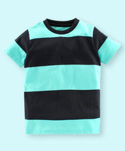 Load image into Gallery viewer, Ventra Boys Striped Blue &amp; Black Nightwear
