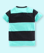 Load image into Gallery viewer, Ventra Boys Striped Blue &amp; Black Nightwear