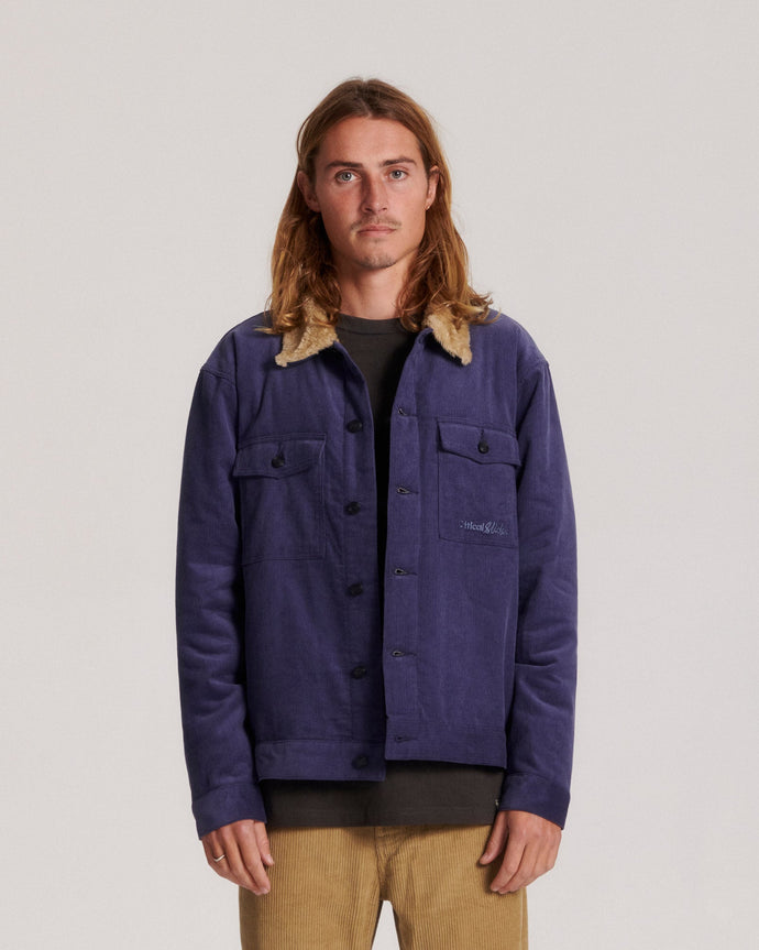 Warringah Cord Jacket - Violet