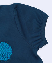 Load image into Gallery viewer, Ventra Round Sequin Puff Sleeve Top