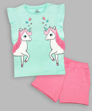 Load image into Gallery viewer, Ventra Uni Mint Shorts Set