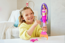 Load image into Gallery viewer, Barbie “Malibu” Mermaid Doll With Color Change Feature, Pet Dolphin And Accessories