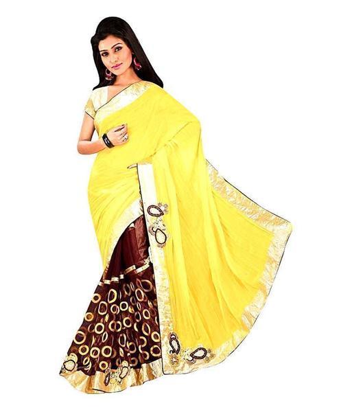 Sangeeta Saree Half Half Saree with Net Fabrics