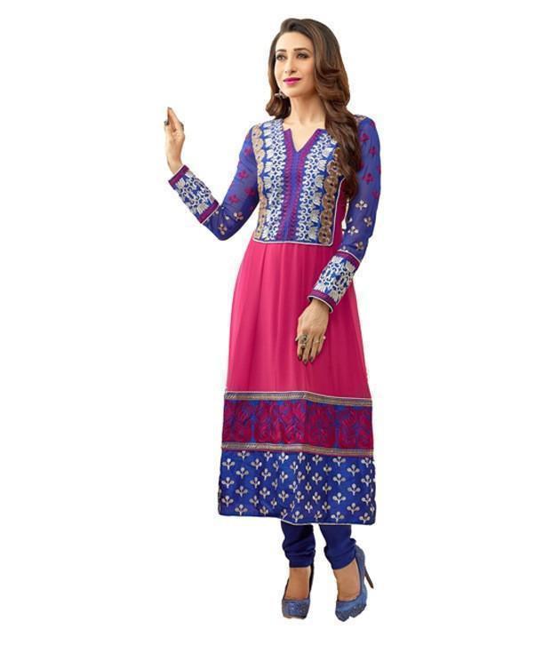 Light Red Saree with Border work and Blouse piece