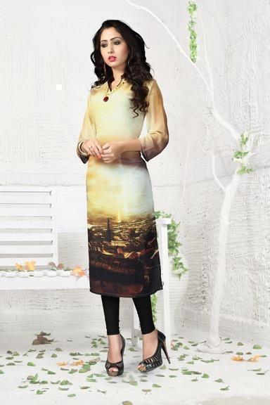 Party wear Printed Kurti