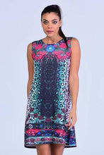 Load image into Gallery viewer, Weyni Floral Print Embellished Shift Dress