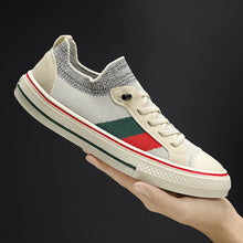 Load image into Gallery viewer, Espadrilles Men Casual Shoes Breathable Lace up Sneakers Male Canvas Shoes Summer Classic Men Boat Shoes Loafers for Men Cheap