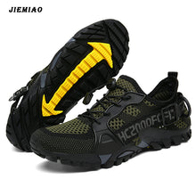 Load image into Gallery viewer, JIEMIAO Men Hiking Shoes Non-Slip Breathable Tactical Combat Army Boots Desert Training Sneakers Outdoor Trekking Shoes